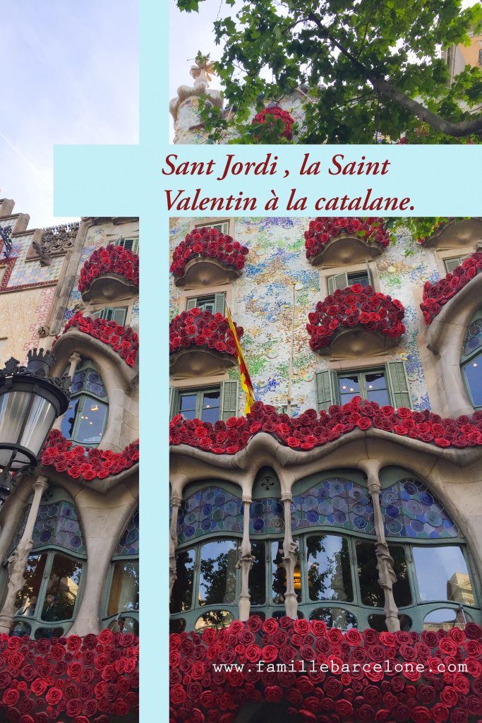 Sant Jordi , la Saint Valentin à la catalane.
