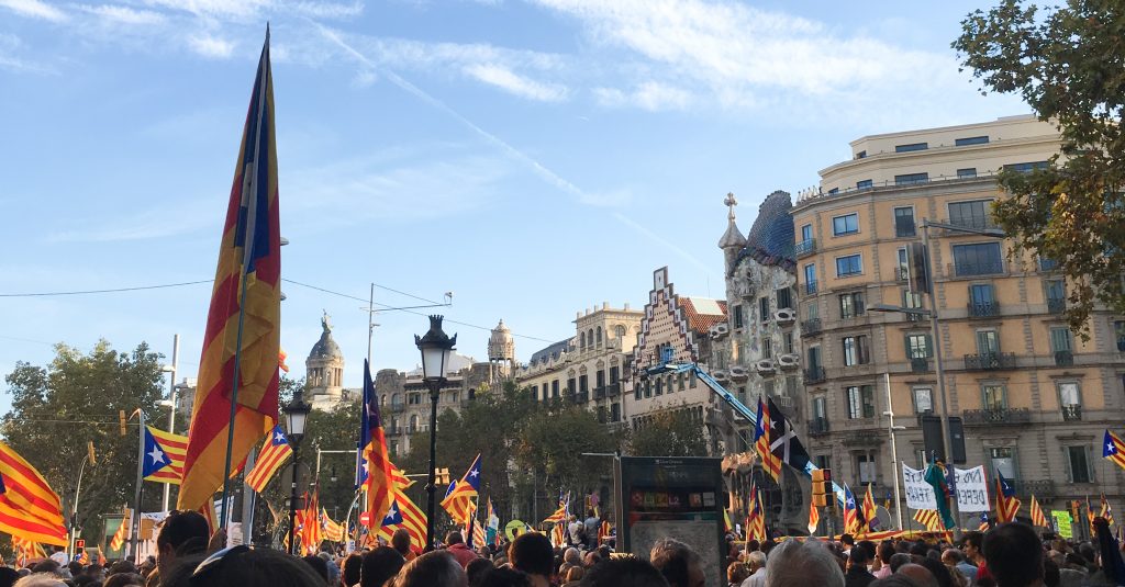 Manifestations indépendantistes Barcelone