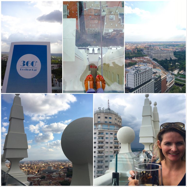City guide Madrid- Rooftop hôtel Riu 